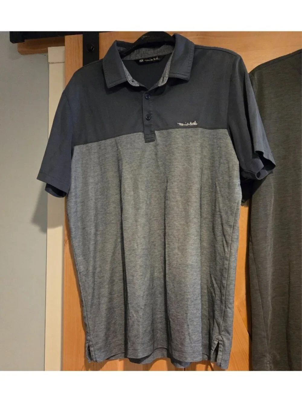 Lot of 4 Mens Size M Gray Black Golf Polo Short Sleeve Haagan Travis Mathew